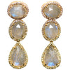 Droplet Trio 14K Yellow Gold Earring