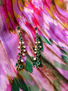 Bubble Emerald and Diamond Earrings
