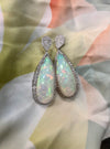 Large Opal Earrings
