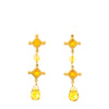 Venice Dou Earring In Yellow Citrine
