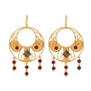 ANTIQUITY CASCADING ROUND EARRING