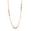 Vibe NE Gold, Turquoise, Small Coral